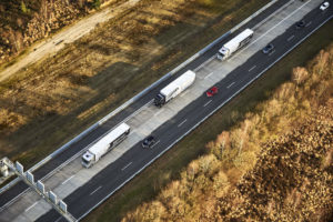 Selbstfahrende Lkw Mercedes-Benz